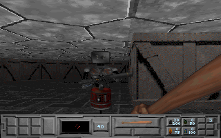 The Fortress of Dr. Radiaki cover art for DOS