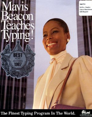 Mavis Beacon Teaches Typing! cover art for DOS