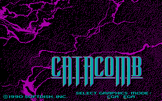 Catacomb cover art for DOS