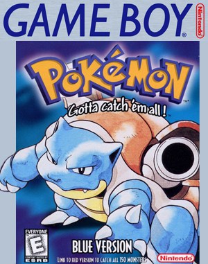 Pokémon Blue Version cover art for Game Boy