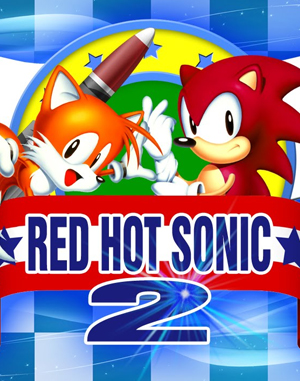 Red Hot Sonic 2 cover art for Genesis