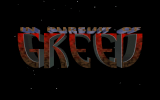 In Pursuit of Greed cover art for DOS