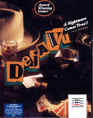 Deja Vu: A Nightmare Comes True!! cover art for DOS