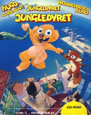 Jungledyret Hugo cover art for DOS