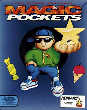 Magic Pockets cover art for DOS