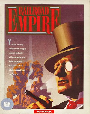 Railroad Empire cover art for DOS