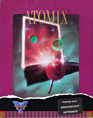 Atomix cover art for DOS