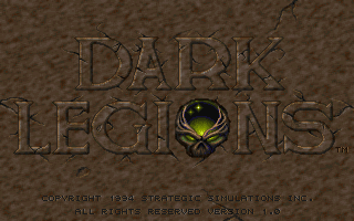 Dark Legions cover art for DOS