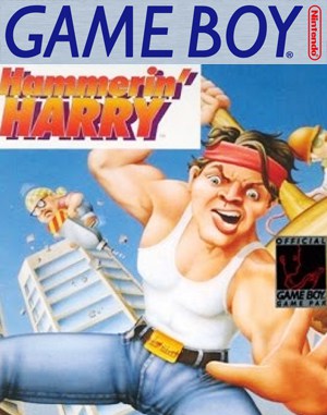 Hammerin’ Harry: Ghost Building Company cover art for Game Boy
