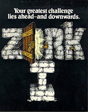 Zork I: The Great Underground Empire cover art for DOS