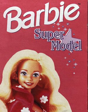Barbie Super Model cover art for DOS
