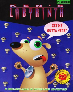 Ken’s Labyrinth cover art for DOS
