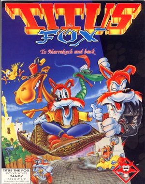 Titus the Fox: To Marrakech and Back cover art for DOS