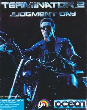 Terminator 2: Judgment Day cover art for DOS