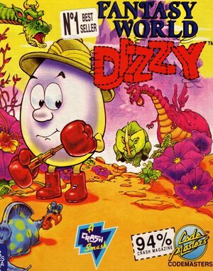Fantasy World Dizzy cover art for DOS