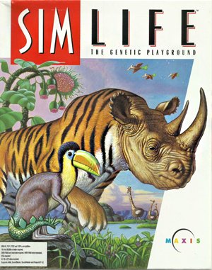 SimLife cover art for DOS