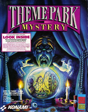 Theme Park Mystery cover art for DOS
