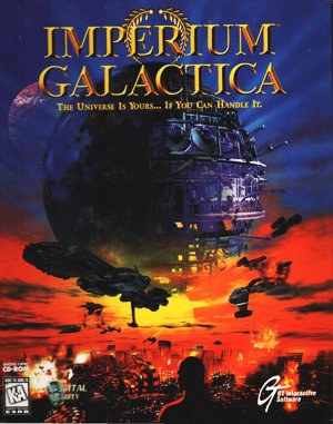 Imperium Galactica cover art for DOS