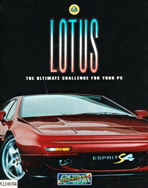 Lotus: The Ultimate Challenge cover art for DOS