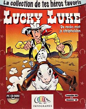 Lucky Luke cover art for DOS