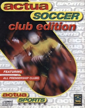 Actua Soccer: Club Edition cover art for DOS