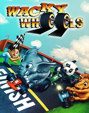 Wacky Wheels cover art for DOS