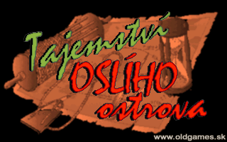 Tajemství Oslího Ostrova (Donkey Island) cover art for DOS