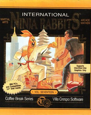 International Ninja Rabbits cover art for DOS