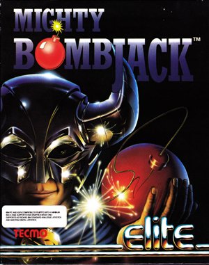 Mighty Bombjack cover art for DOS