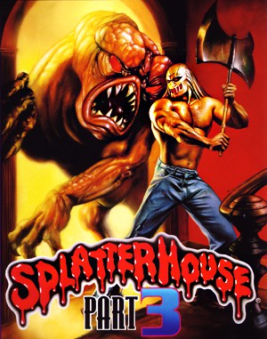 Splatterhouse 3 cover art for Genesis