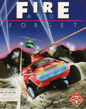 Fire and Forget cover art for DOS
