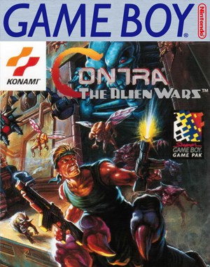 Contra III: The Alien Wars cover art for Game Boy