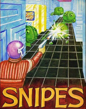 Snipes cover art for DOS
