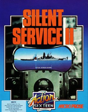 Silent Service II cover art for DOS