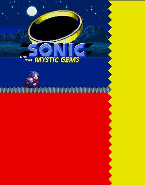 Sonic And The Mystic Gems cover art for Genesis