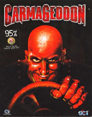 Carmageddon cover art for DOS