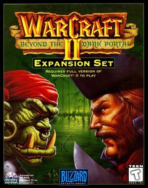 Warcraft II: Beyond the Dark Portal cover art for DOS