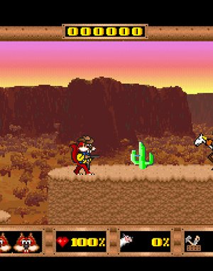 Skunny: In The Wild West cover art for DOS