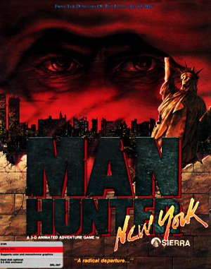 Manhunter: New York cover art for DOS