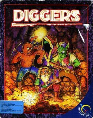 Diggers cover art for DOS