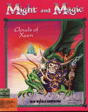 Might and Magic: Clouds of Xeen cover art for DOS