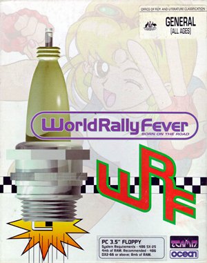 World Rally Fever: Born on the Road cover art for DOS