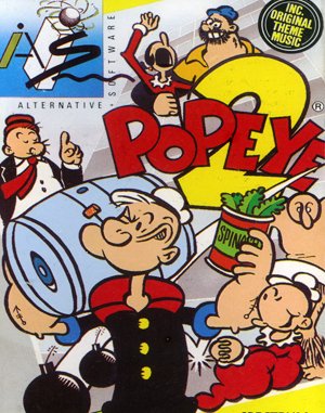Popeye 2 cover art for DOS