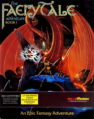 The Faery Tale Adventure: Book I cover art for DOS