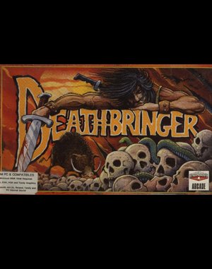 Deathbringer cover art for DOS