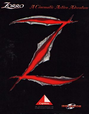 Zorro cover art for DOS