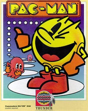 Pac-Man cover art for DOS