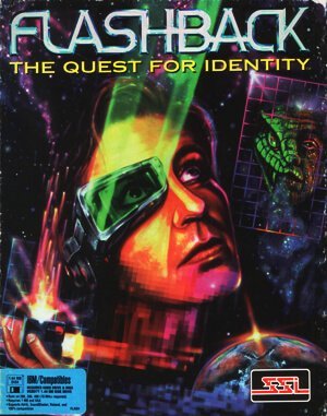 Flashback: The Quest for Identity cover art for DOS