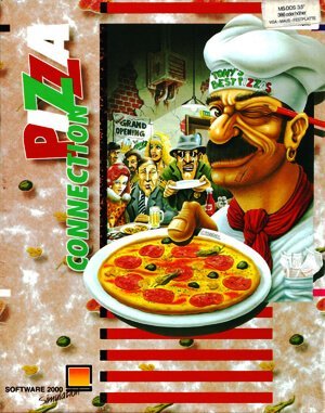 Pizza Tycoon cover art for DOS