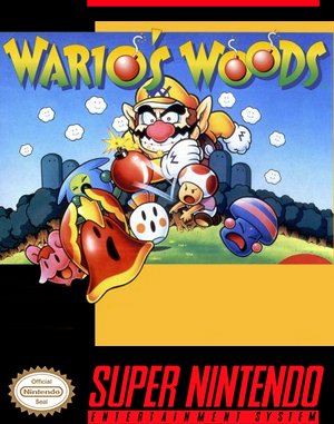 Wario’s Woods cover art for Super Famicom